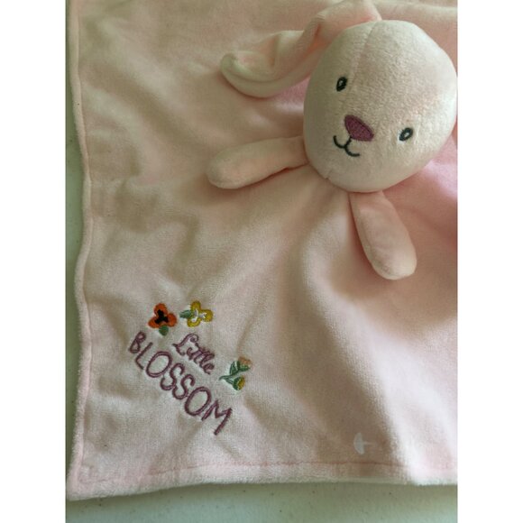 Baby Starters Pink Bunny Security Blanket Lovey Plush "Little Blossom" - Picture 7 of 7
